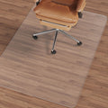 NATRKE Office Chair Mat for Hardwood Floor, 36"x48" Clear Desk Chair Mat with Non-Slip Frosted Back, Transparent PVC Floor Protector Rug for Home Office, BPA & Phthalate Free (Not for Carpet)