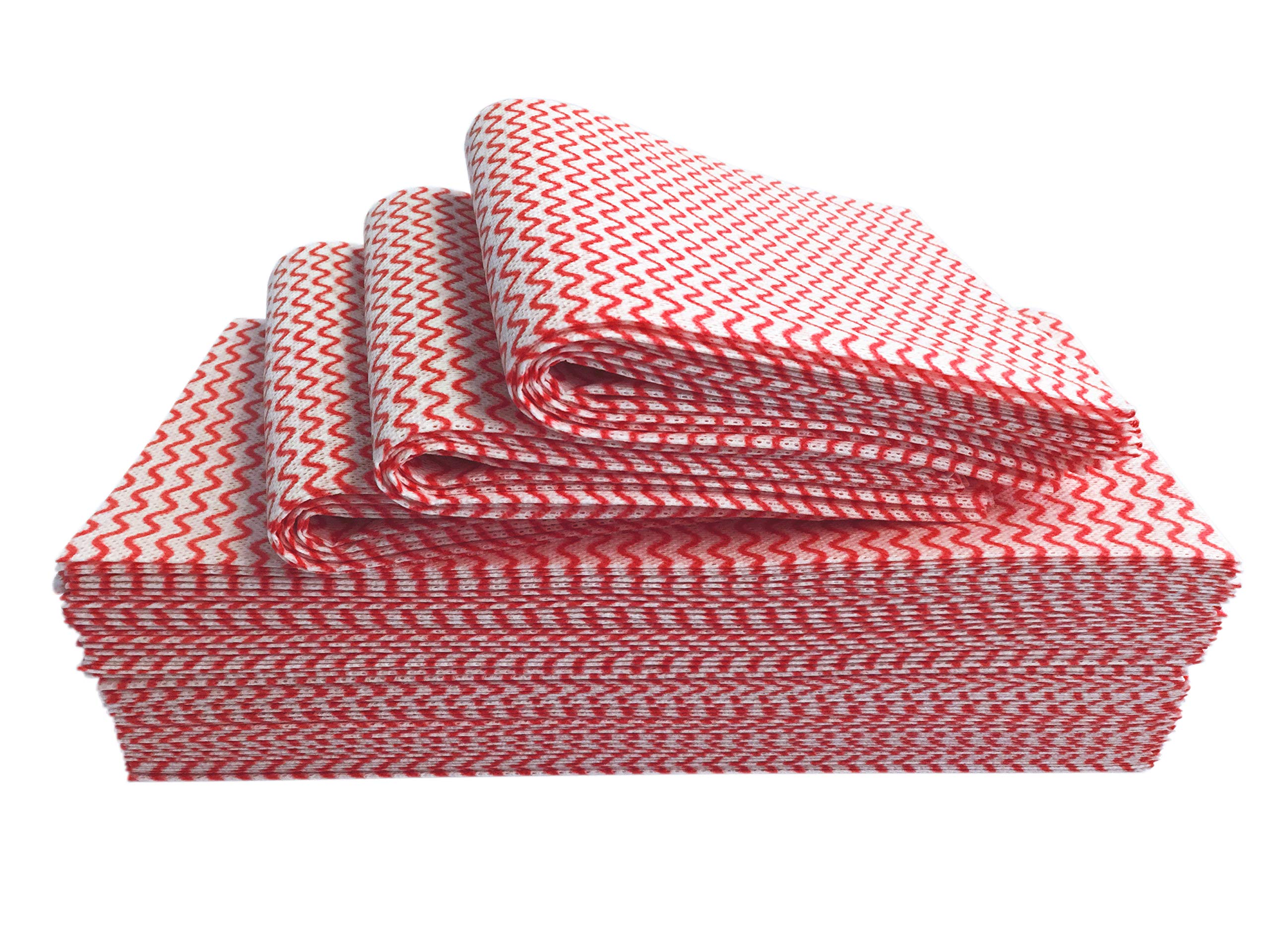 UKEENOR Disposable Dish Cloth, J Cloth, Reusable Cleaning Cloth Disposable Heavy Duty Dish Towels Dish Cloth Reusable Kitchen J Clothes 100 Count 11.9"X23.7" Absorbent, Fast Dry