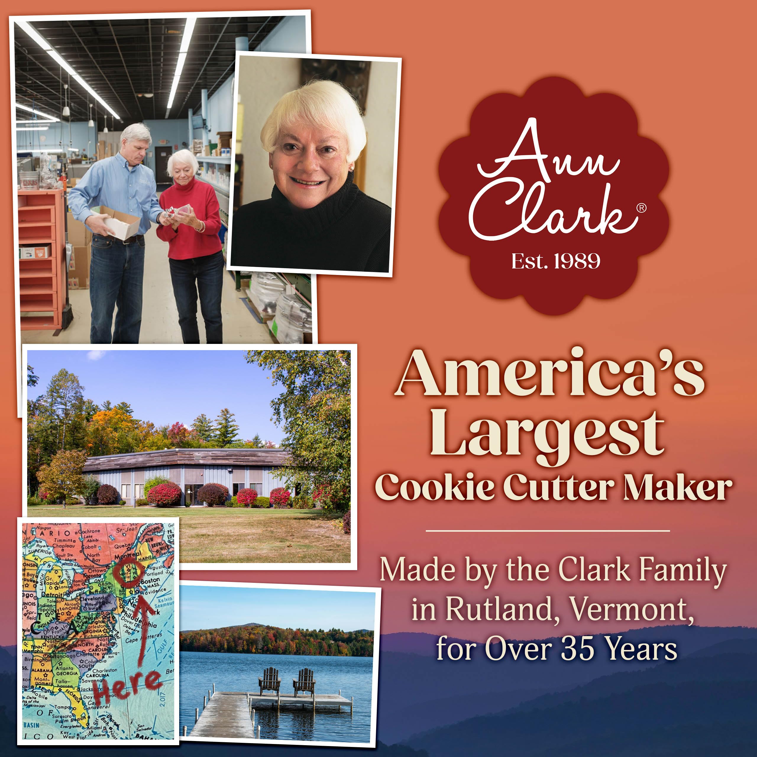 Baby Shower Cookie Cutters 7–Pc. Set Made by Ann Clark, Onesie, Bib, Rattle, Carriage, Baby Footprint and More