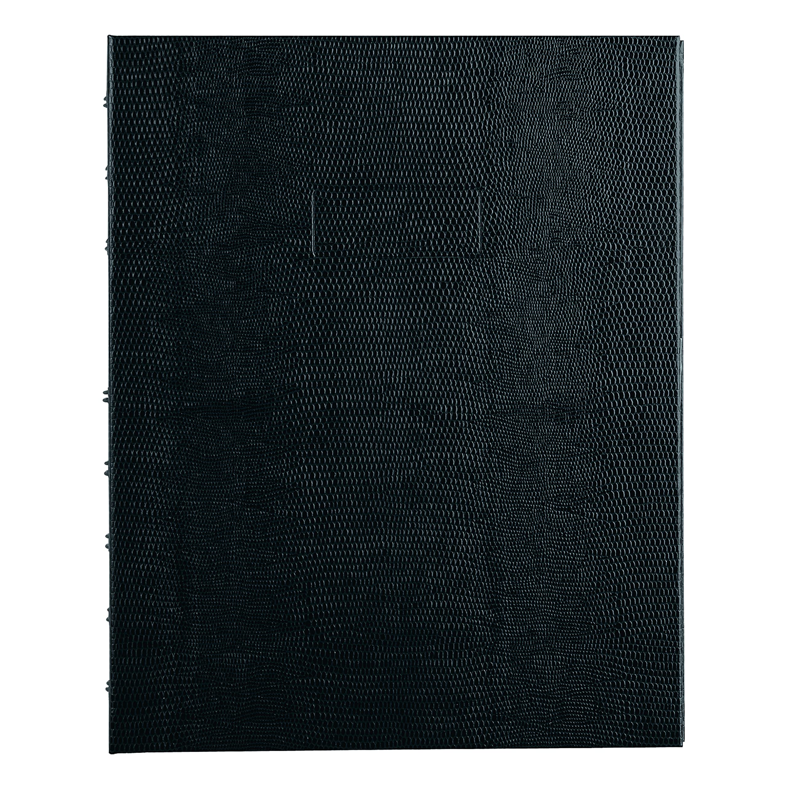 Blueline MiracleBind Notebook, Black, Lizard-Like, Hard Cover, 9.25" x 7.25", 150 Pages (AF9150.81)