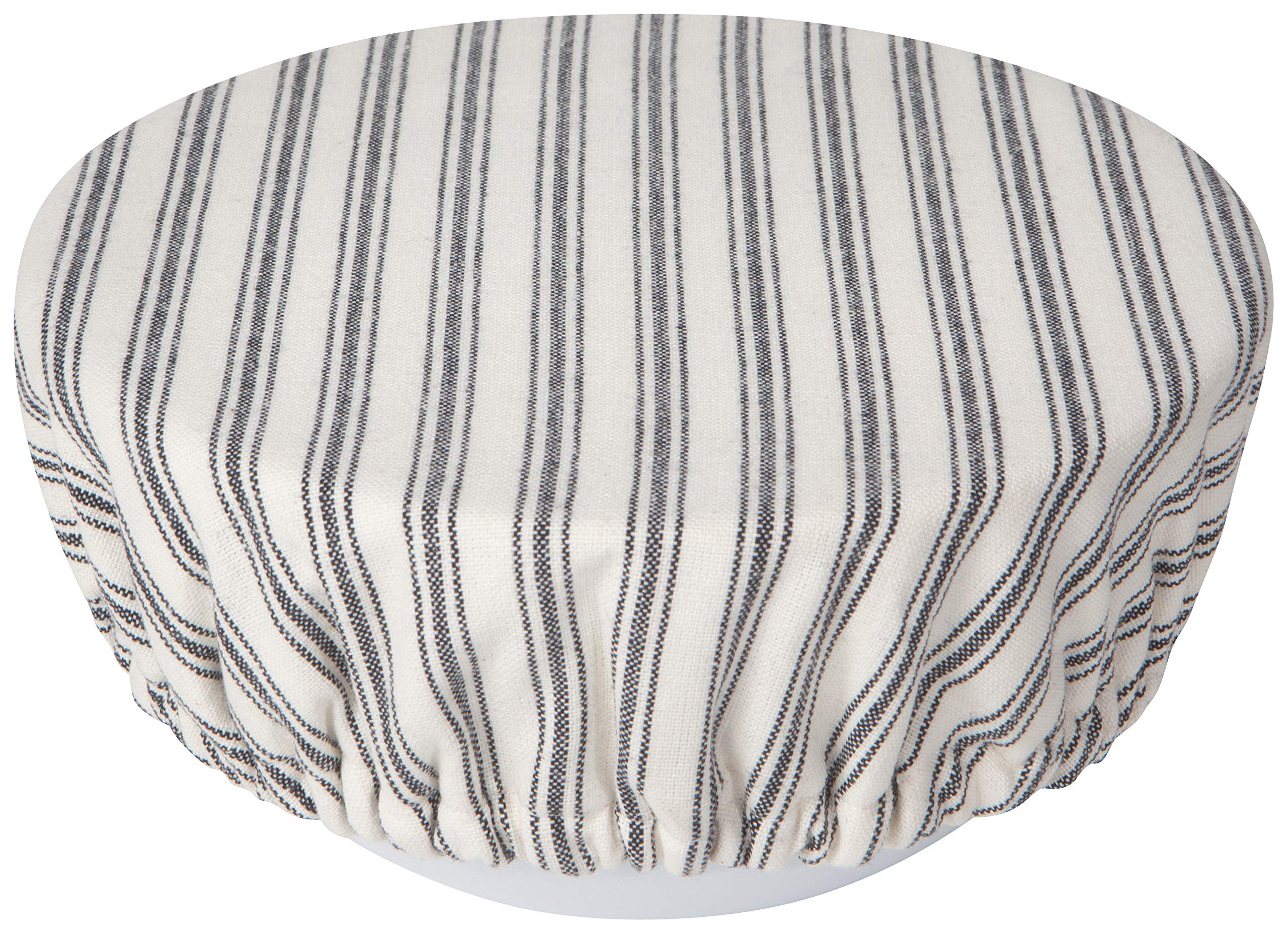 Now Designs Reusable Bowl Cover to Reduce Waste, Ticking Stripe - Large & Medium | Set of 2