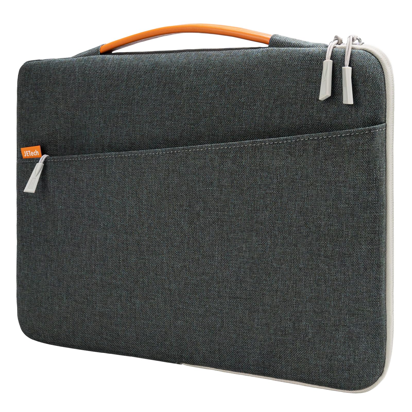 JETech Laptop Sleeve for MacBook Neo (A18 Pro), 13-14Inch MacBook Air/Pro (M1-M5, 2020-2026), Waterproof Bag with Portable Handle and Pocket, Compatible with 13-13.6 Inch Notebook (Dark Grey)