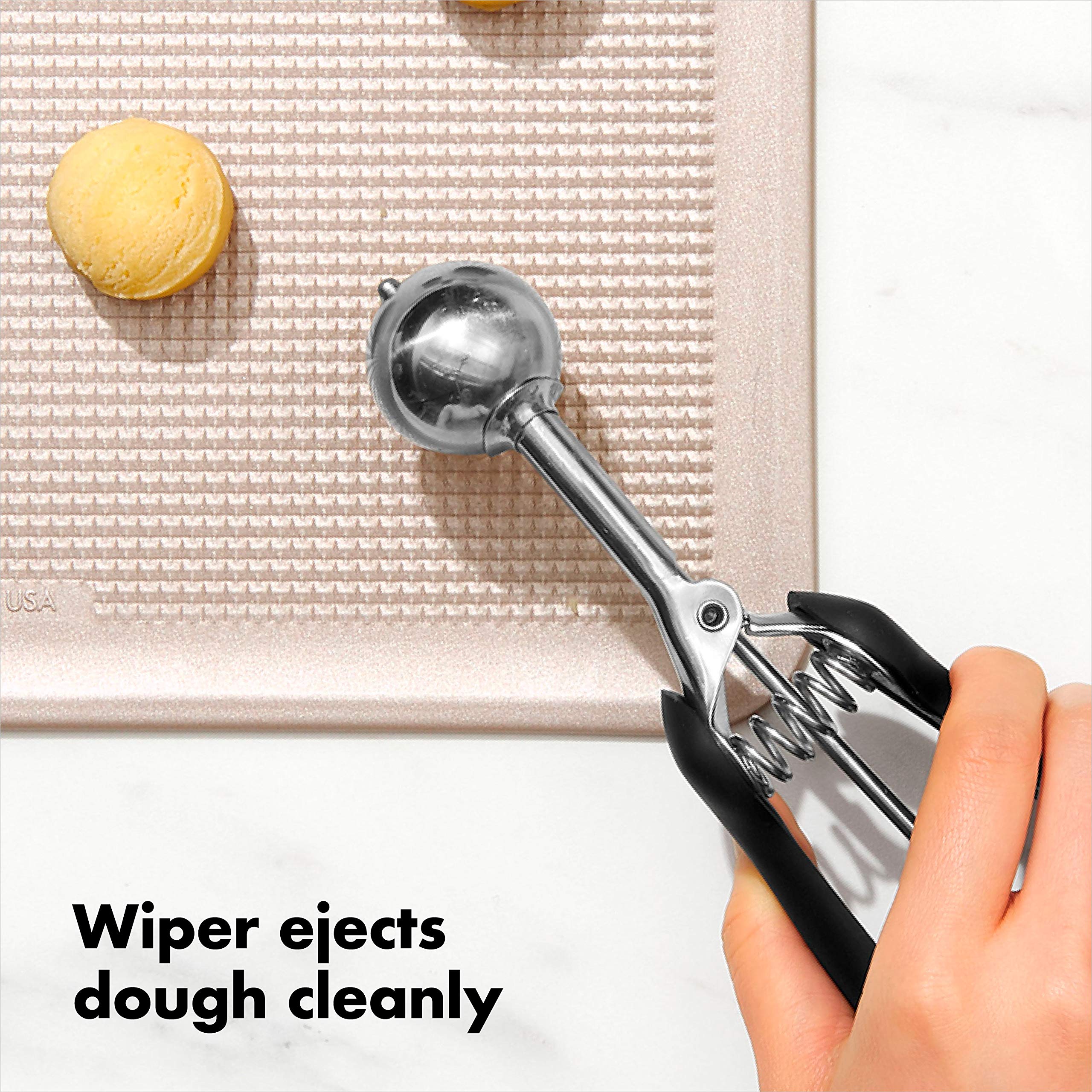 Oxo Good Grips Cookie Scoop, small, 1044083 | Black/Silver