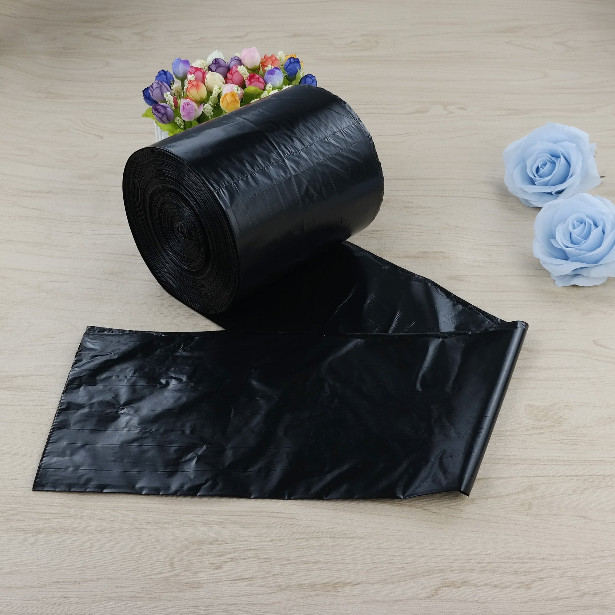 Eagrye Black 5 Gallon Garbage Bags, 90 Counts