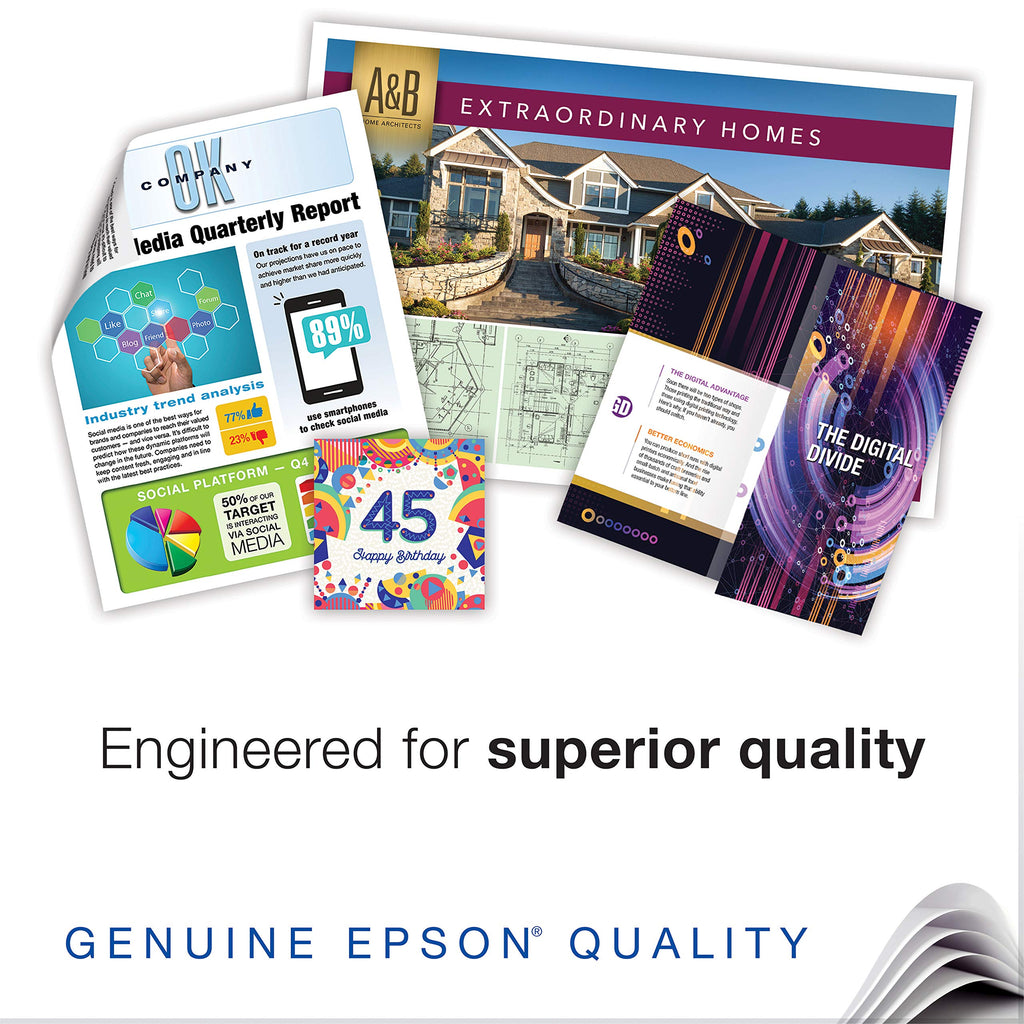 Epson S041568 Premium Presentation Paper Matte Double Sided, Letter Size, 50 sheets Ink