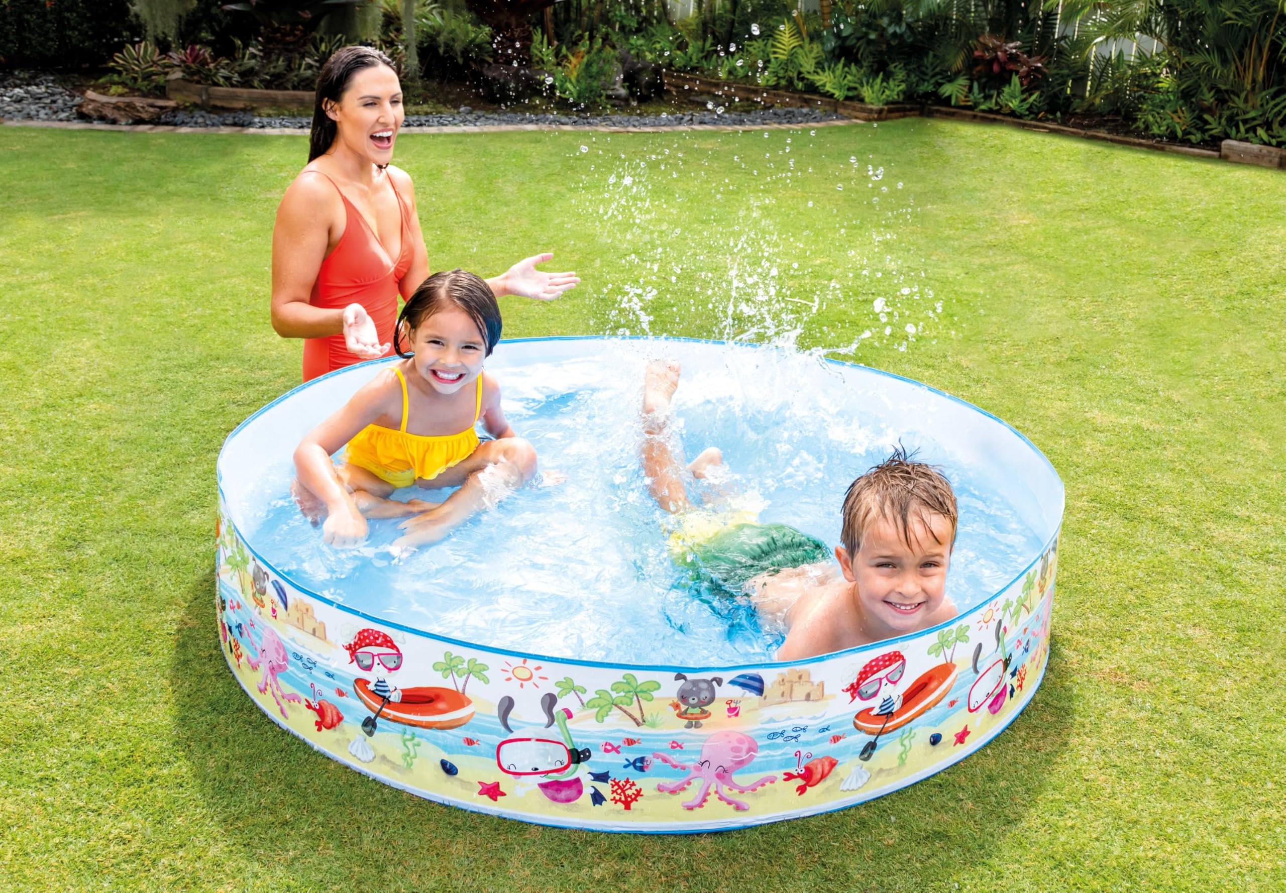 INTEX Beach Days Snapset Instant Kids Childrens Swimming Pool