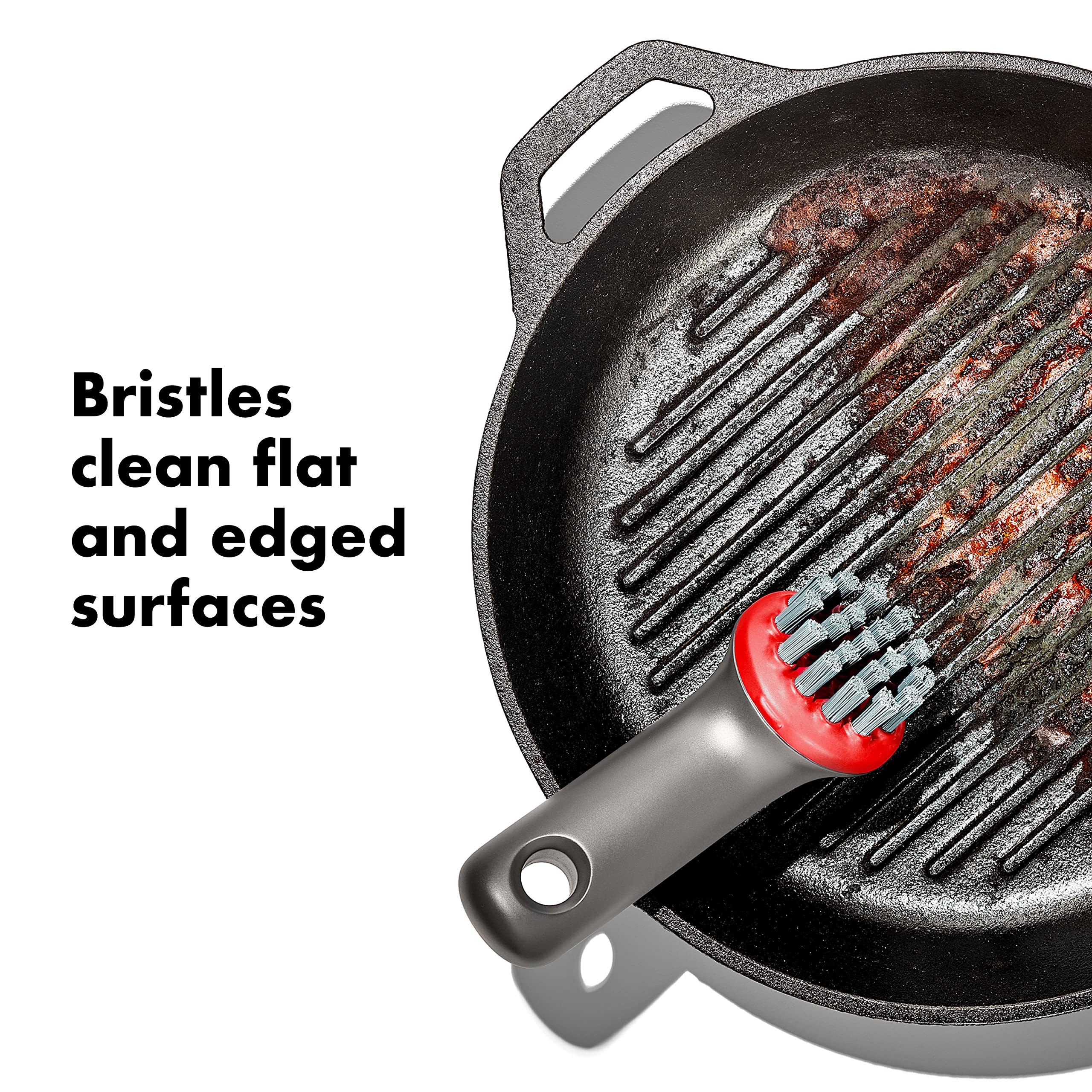 OXO Outdoor Heavy Duty Brush with Cover