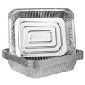 PLASTICPRO Disposable 9 x 13 Aluminum Foil Pans Half Size Deep Steam Table Bakeware - Cookware Perfect for Baking Cakes, Bread, Meatloaf, Lasagna Pack of 10