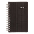 Brownline® 2026 DuraFlex Daily/Monthly Planner, Appointment Book, 12 Months, January to December, Twin-Wire Binding, 8" x 5", Black (CB634V.BLK-26)