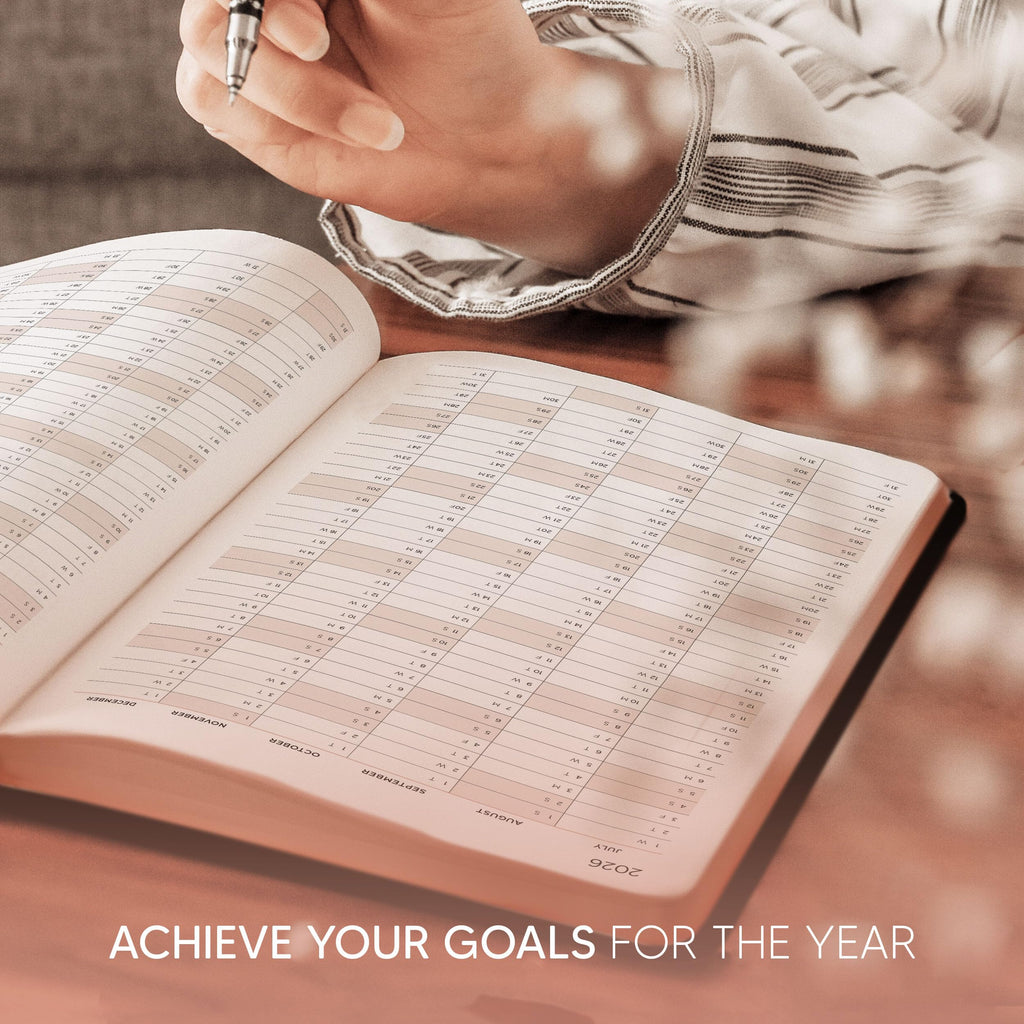 Academic Planner 2026-2027 - Rose Gold Edition, Weekly Planner and Monthly Planner – Hourly Appointment Book – Softcover Calendar, Simple Design for Productivity, June 2026 - July 2027 – 8.5 x 11