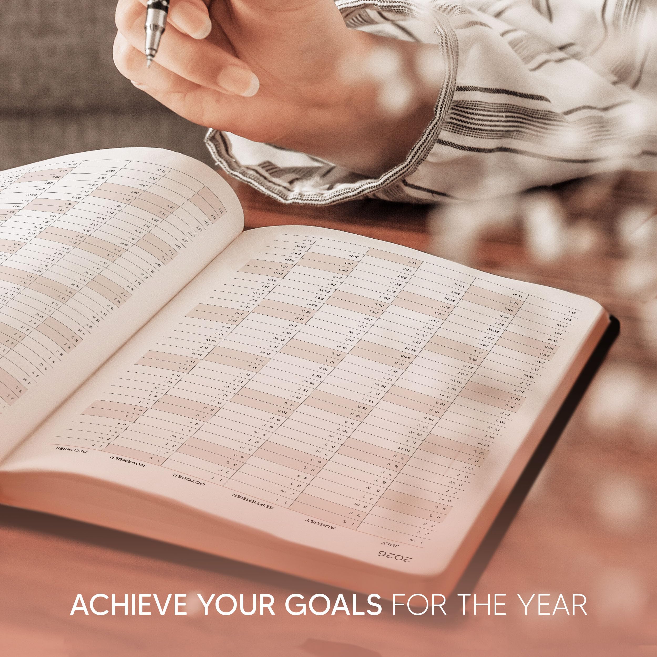 Academic Planner 2026-2027 - Rose Gold Edition, Weekly Planner and Monthly Planner – Hourly Appointment Book – Softcover Calendar, Simple Design for Productivity, June 2026 - July 2027 – 8.5 x 11