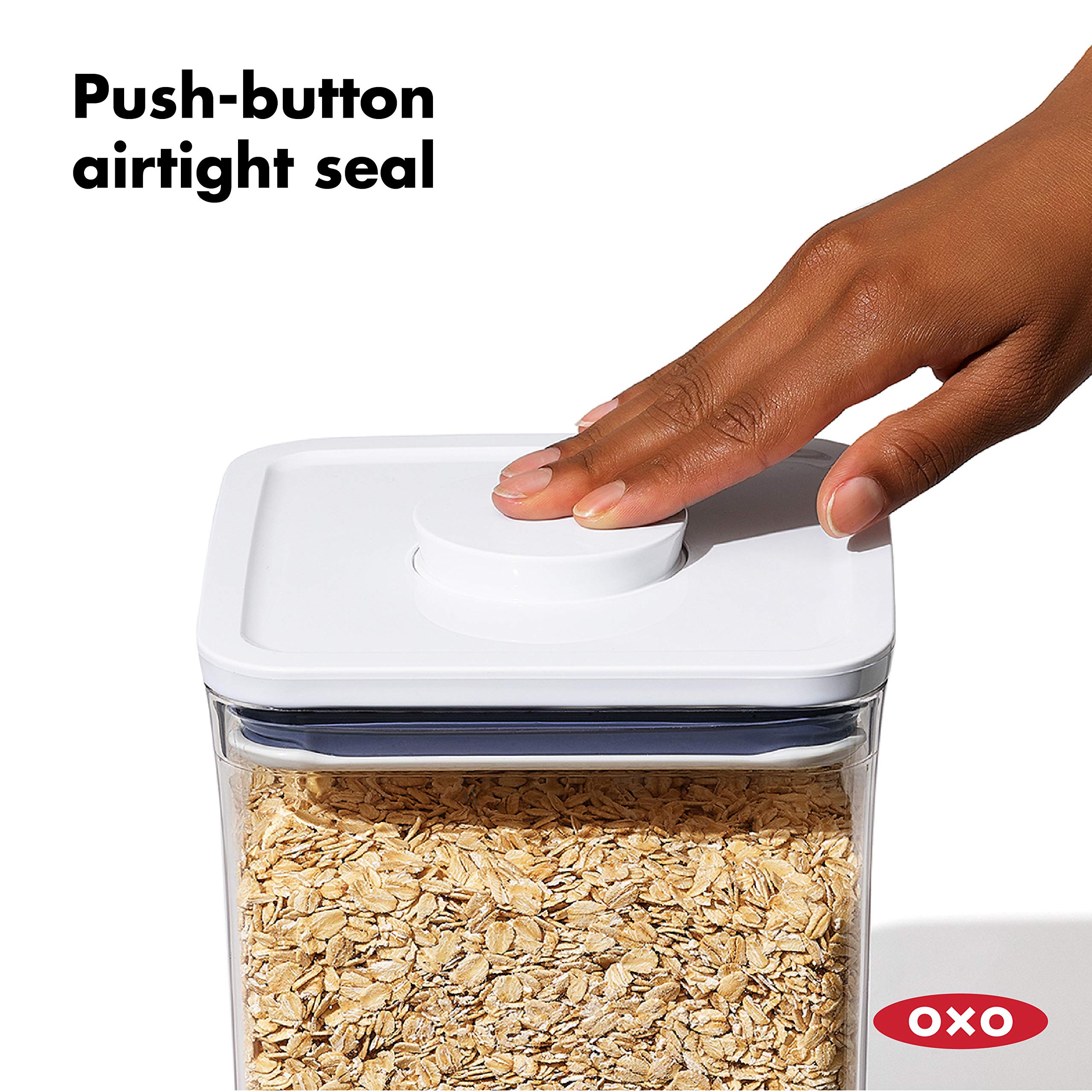 OXO Good Grips 4-Piece POP Mini Container Set, White, 4 Piece Set