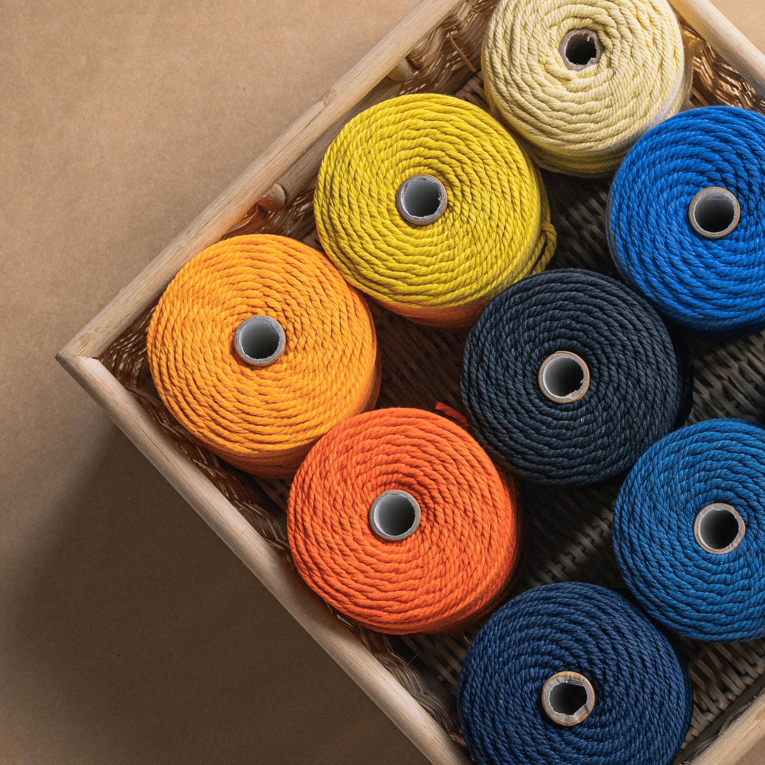 Nook Theory 3mm Macrame Cord 220 Yards - 4mm 5mm Soft Macrame Rope Perfect for Knots - Macrame Supplies for Wall Hangers & Boho Decorations - Cotton Rope - Macrame String (Milk Cream, 3mm)