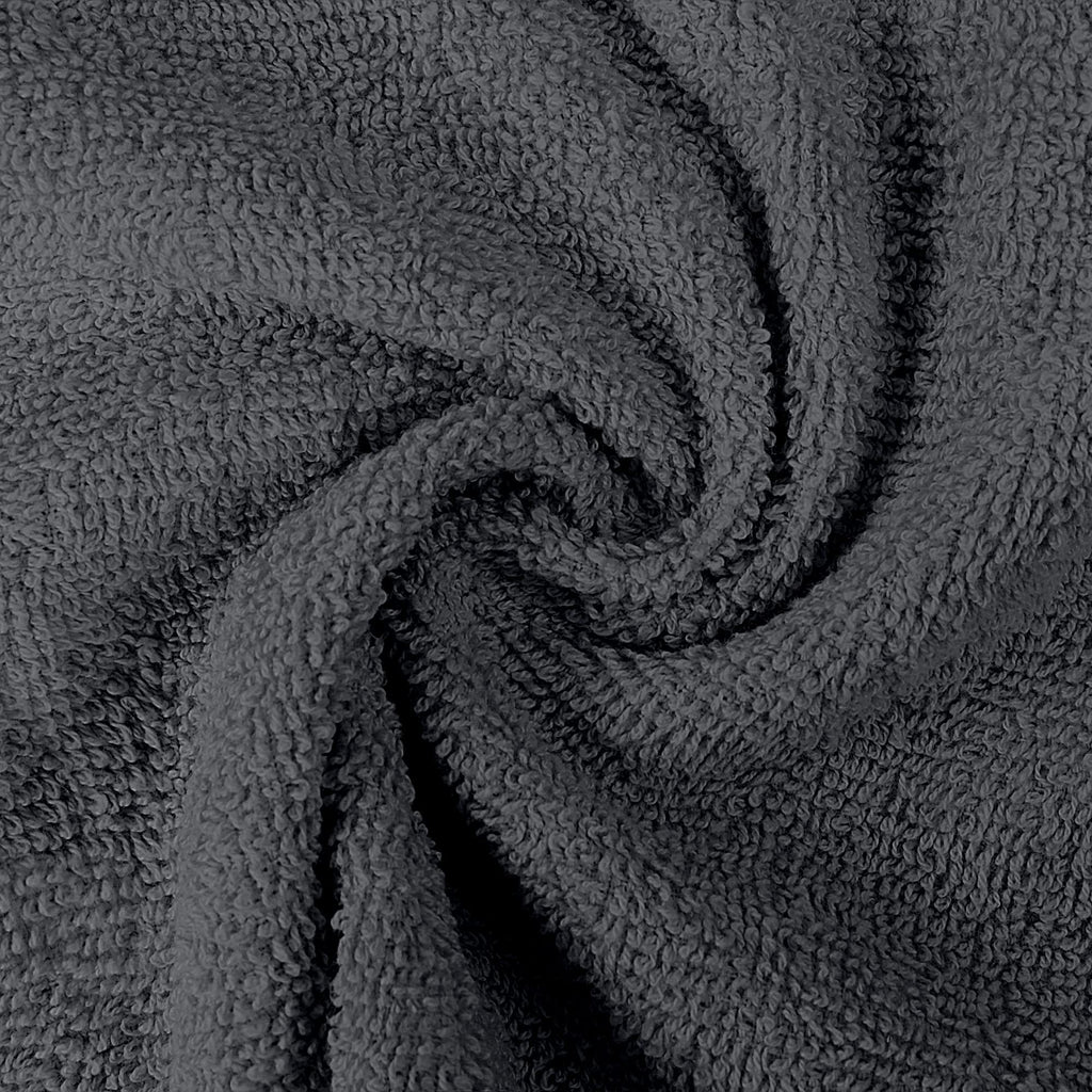 Utopia Towels Premium Washcloth Set, 12 by 12 Inches, 600 GSM 100% Cotton Face Cloths, Highly Absorbent and Soft Feel Fingertip Towels, 12 Pack, Grey