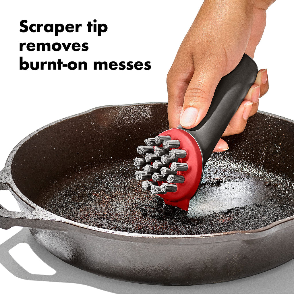 OXO Outdoor Heavy Duty Brush with Cover
