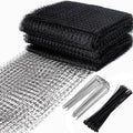 BEAUGIREW Garden Netting 7 x 100 ft Durable Bird Netting for Garden Heavy Duty Wire Mesh Net Fencing Protect Plants Fruits Trees from Birds Deer Poultry with 50 x Mounting Straps and 10 x Spikes