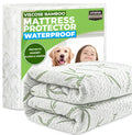 Utopia Bedding Waterproof Mattress Protector Full/Double Size, Bamboo Viscose Mattress Cover 200 GSM, Fits 15 Inches Deep, Breathable, Fitted Style with Stretchable Pockets