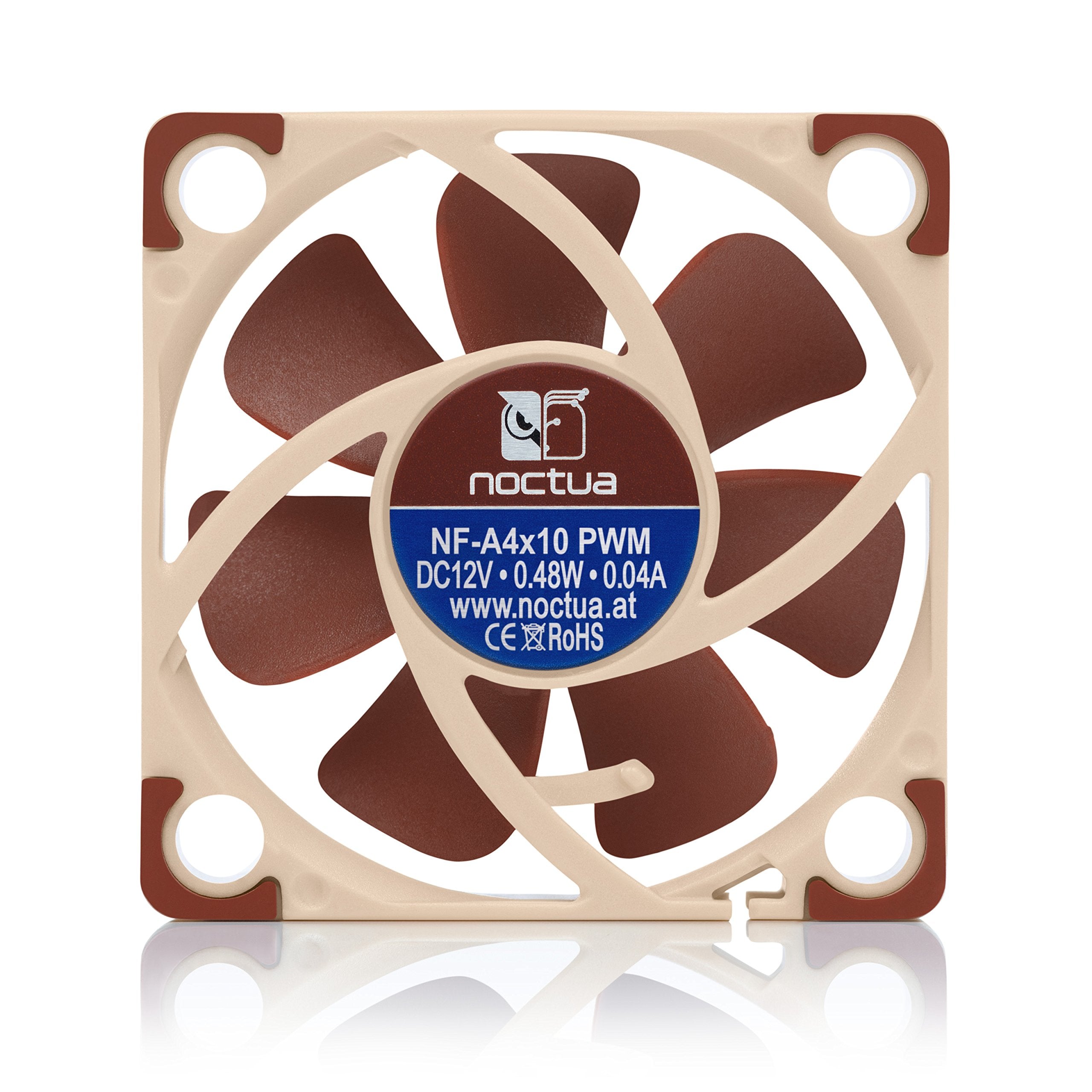 Noctua NF-A4x10 PWM, Premium Quiet Fan, 4-Pin (40x10mm, Brown)