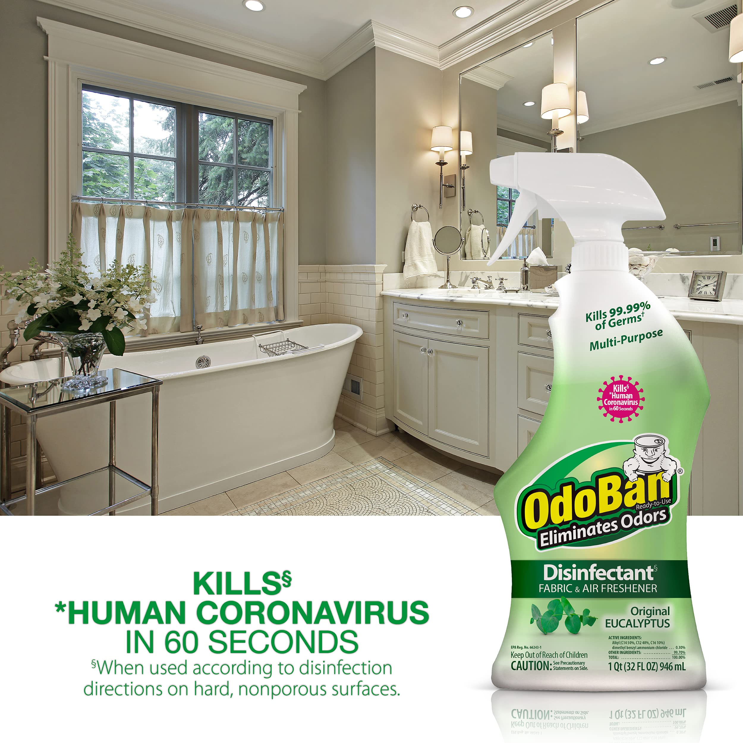 CLEAN CONTROL CORPORATION - Odoban 32OZEuca Cleaner