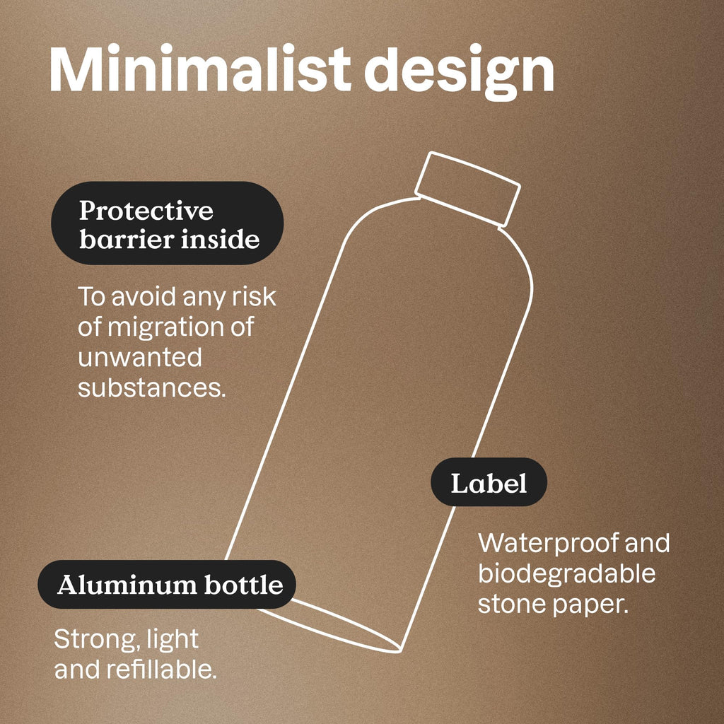 ATTITUDE Fabric Softener with Essential Oils, Made in Canada, Vegan, Plant and Mineral-Based Ingredients, HE, Refillable Aluminum Bottle, 40 Loads, Geranium and Lemongrass, 1 Liter