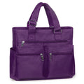 Canvas Tote Bag Waterproof Nylon Multi Pocket Shoulder Bags Laptop Work Bag Teacher Purse and Handbags for Women & Men