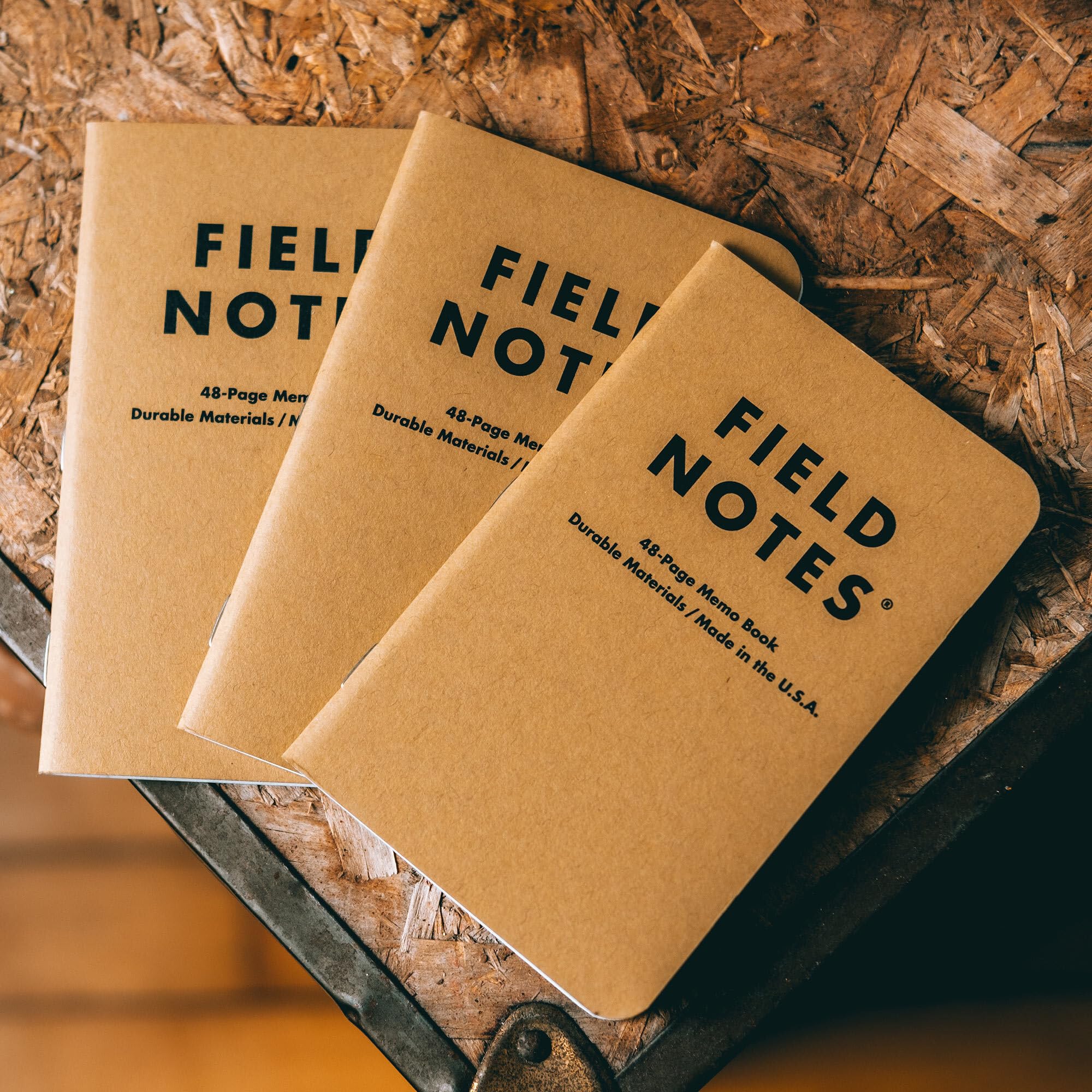 Field Notes: Original Kraft 3-Pack - Graph Paper Memo Books - Grid Paper 48 Page Pocket Notebooks - 3.5" x 5.5"
