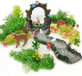 QuarenDen 27 Pcs Fairy Garden Accessories, Fairy Garden Kit, Garden Archway, Resin Path, Miniature Garden Figurines, Fairy Wild Garden Supplies for DIY Dollhouse