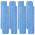 Replacement Microfiber Pad for Rubbermaid Commercial 24 Inch Mop Head - 8 Pack Wet & Dry Commercial Cleaning Refills Reusable Mop Refills Fit for Any Microfiber Flat Mop System 24"