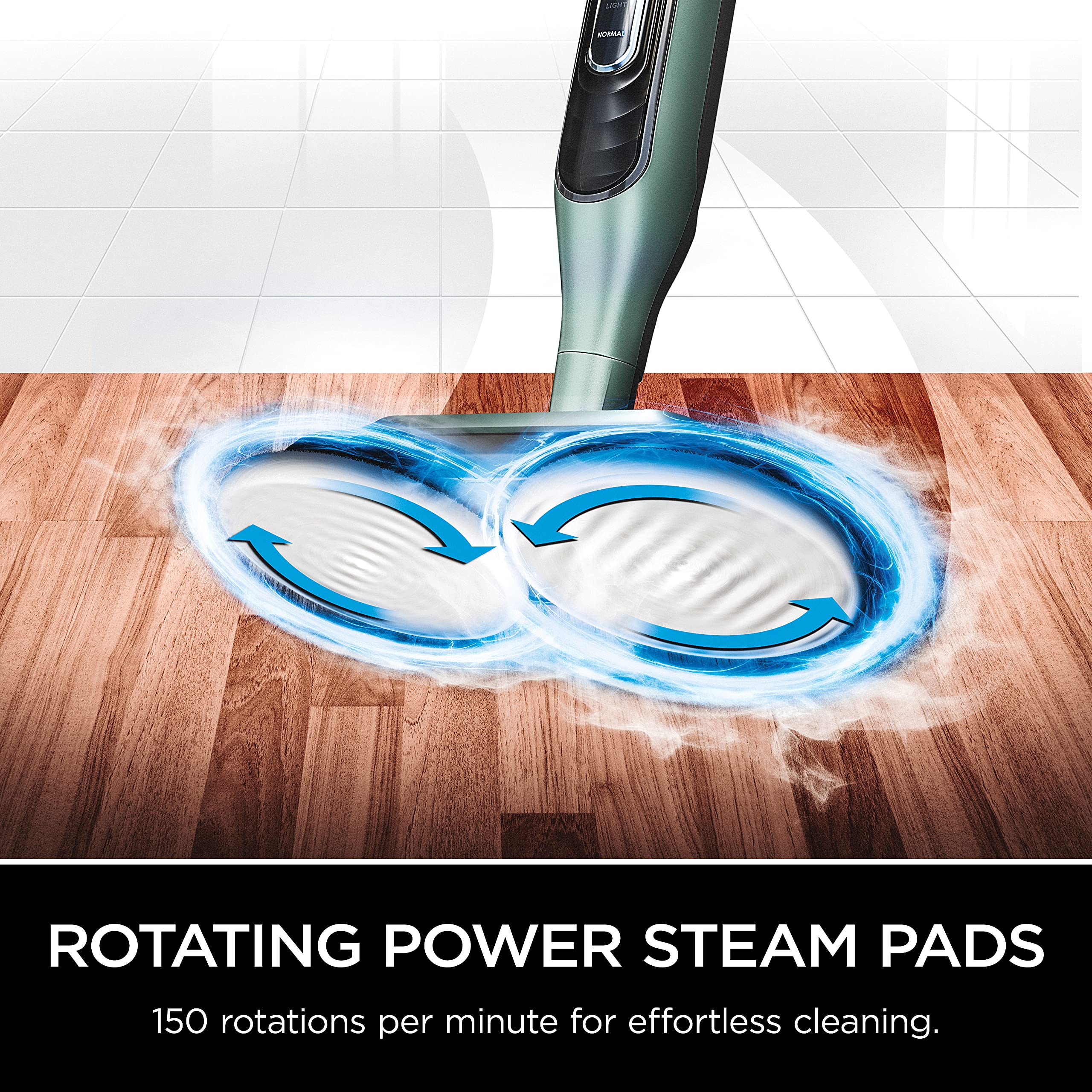 Shark Steam & Scrub Dirt Grip Soft Scrub & Dusting Washable Pads, Fully Reusable, Powerful Cleaning on All Sealed Hard Floors, Compatible with S8001, S8201, S7201 & S7001, Grey, XKITP7000D