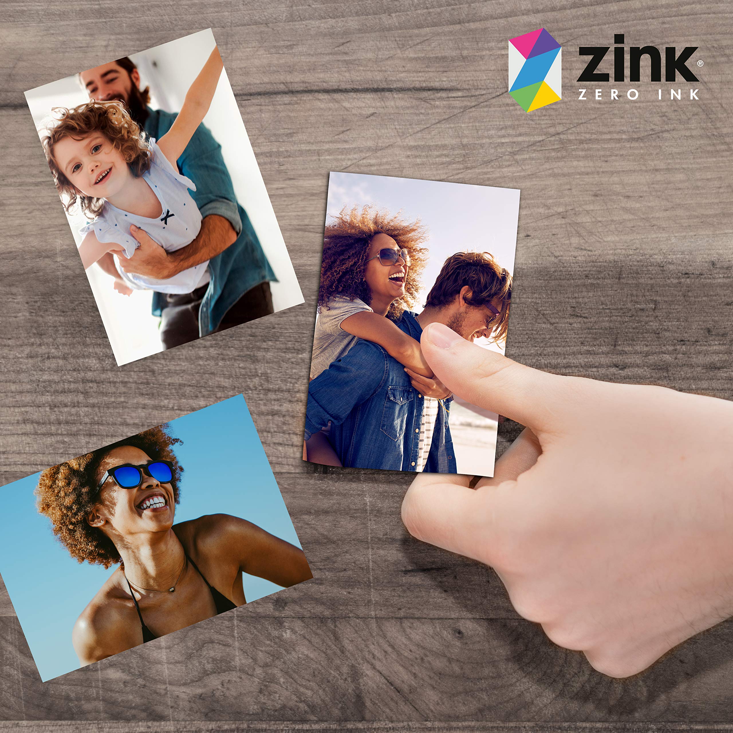 Zink 2"x3" Premium Instant Photo Paper (50 Pack) Compatible with Polaroid Snap, Snap Touch, Zip and Mint Cameras and Printers, 50 Count (Pack of 1)