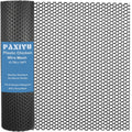 15.7IN x 10FT Black Plastic Chicken Wire Mesh Roll - Durable Plastic Mesh Fence for Poultry, Dogs, Rabbits, Garden & Snake Barrier - Easy to Cut & Install with 16 Zip Ties