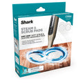 Shark Steam & Scrub Dirt Grip Soft Scrub & Dusting Washable Pads, Fully Reusable, Powerful Cleaning on All Sealed Hard Floors, Compatible with S8001, S8201, S7201 & S7001, Grey, XKITP7000D