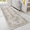 GENIMO Area Runner Rugs 2x6 for Living Room, Non-Slip Machine Washable Rug for Hallway Kitchen, Low Pile Print Rug for Bedroom Dining Room Home Office