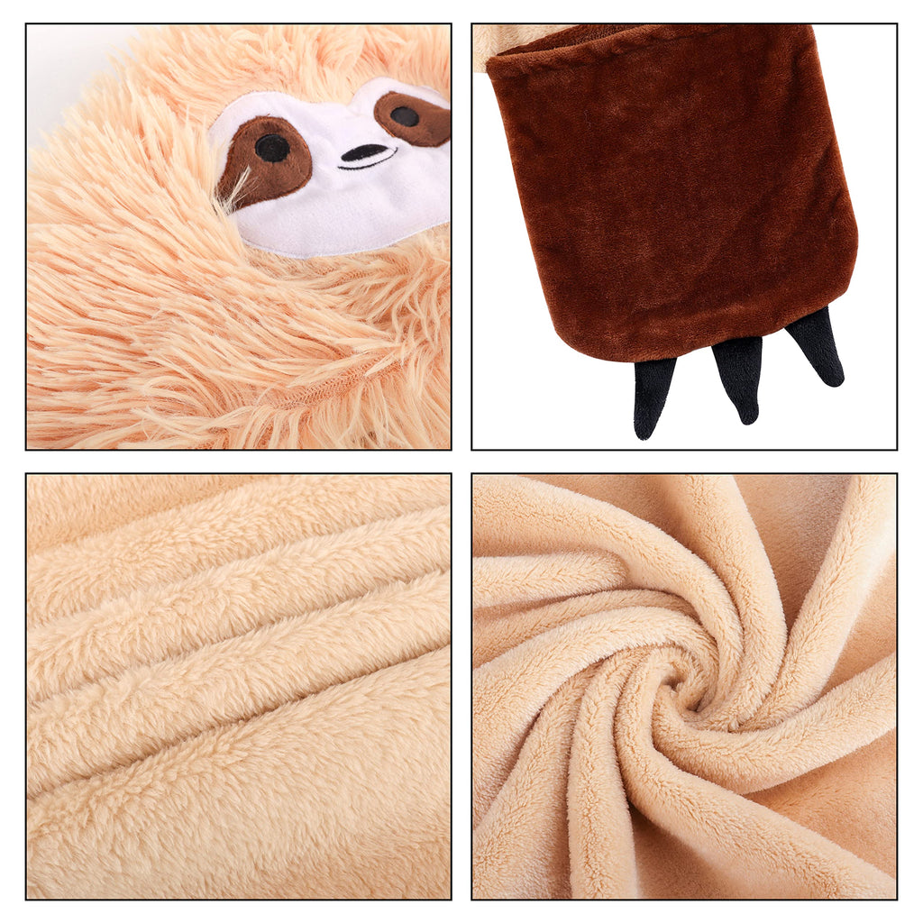 Moyel Sloth Blanket Fuzzy Soft Warm Wearable Hooded Blanket Birthday Gifts for Women Christmas Valentines Day Mothers Day Mom Gifts Sloth Gifts for Mom Friend Wife Sister Granddaughter Girlfriend