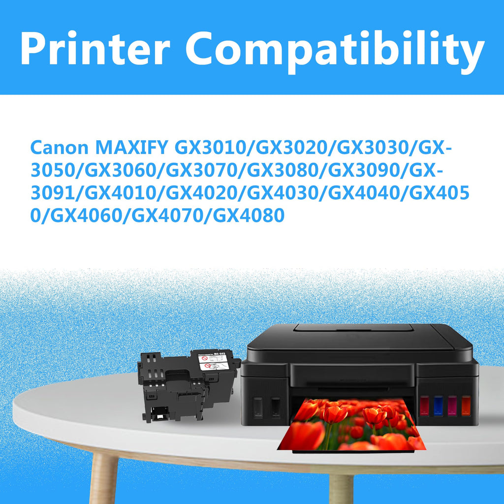 LCL Compatible Waste Ink Bottle for Canon MC-G03 Maintenance Cartridge (1-Pack) for Canon MAXIFY GX3010 GX3020 GX3030 GX3050 GX3060 GX3070 GX3080 GX3090 GX3091 GX4010 GX4020 GX4030 GX4040 GX4050