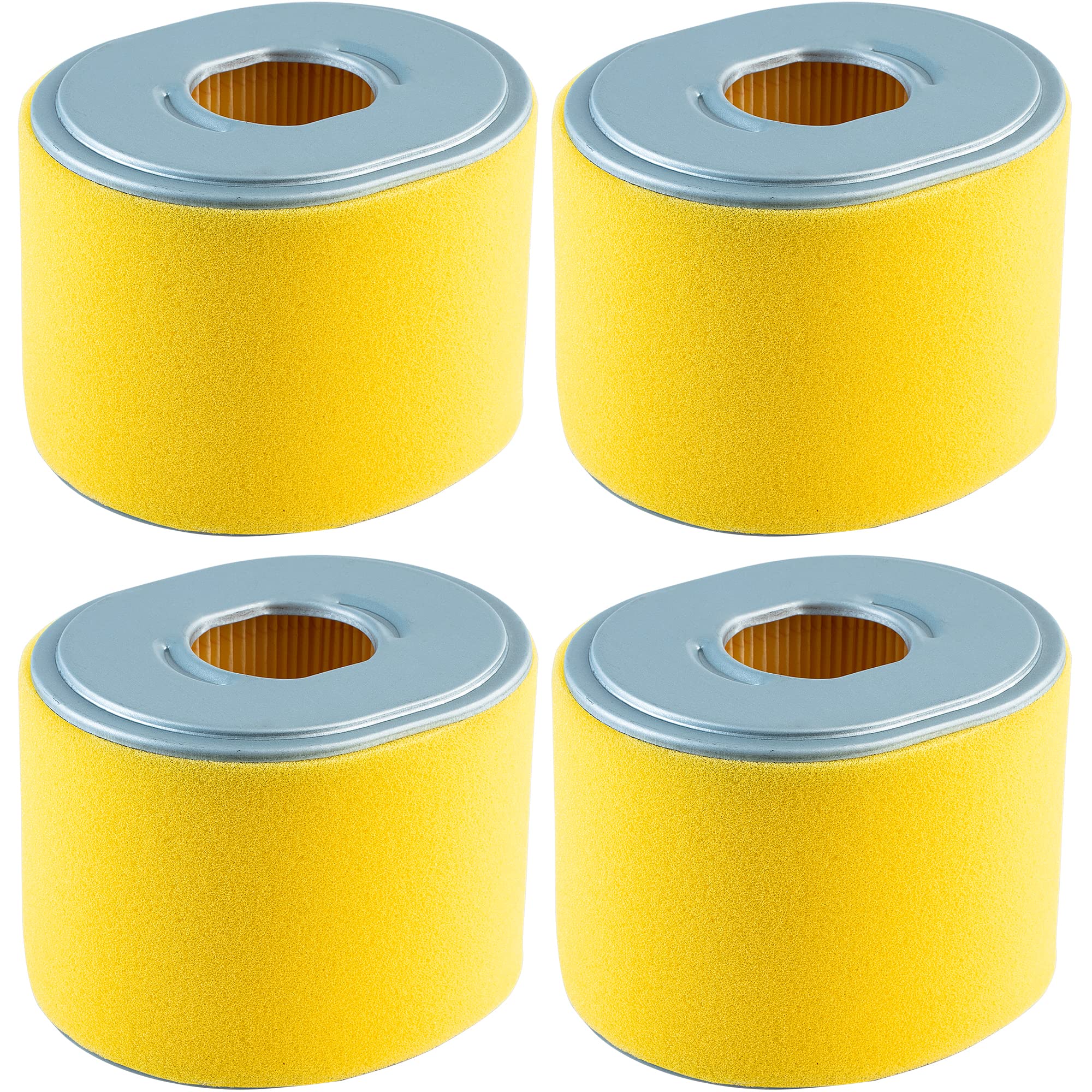 BlueStars AFZE30 GX390 GX340 Air Filter - Compatible with Honda GX340 GX390 GX 390 GX 340 11HP 13HP Engines - Replaces 17210-ZE3-505 17210-ZE3-010 Air Filter - PACK OF 4
