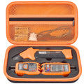 Case Compatible with Klein Tools ET310 AC Circuit Breaker Finder & 80041 Outlet Repair Tool Kit & RT250 GFCI Receptacle Tester. Electrical Storage Organizer Holder Bag (Box Only)-Orange Inner