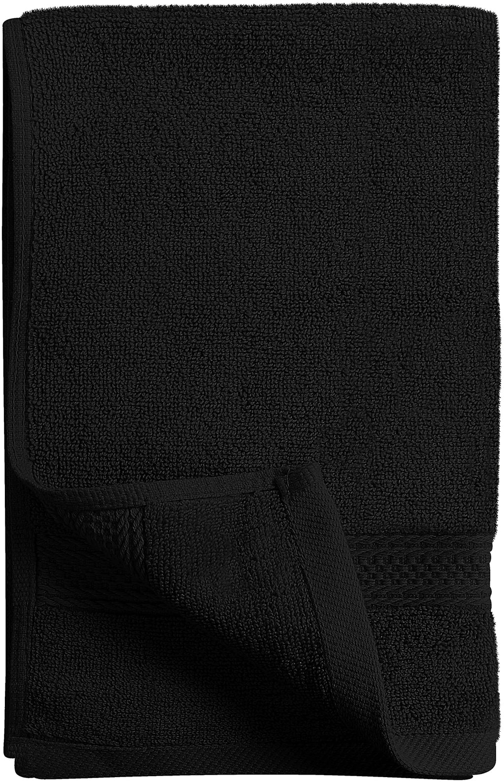 Utopia Towels Premium Black Hand Towels - 100% Combed Ring Spun Cotton, Ultra Soft and Highly Absorbent, 600 GSM Extra Large Hand Towels 16 x 28 inches, Hotel & Spa Quality Hand Towels (6-Pack)