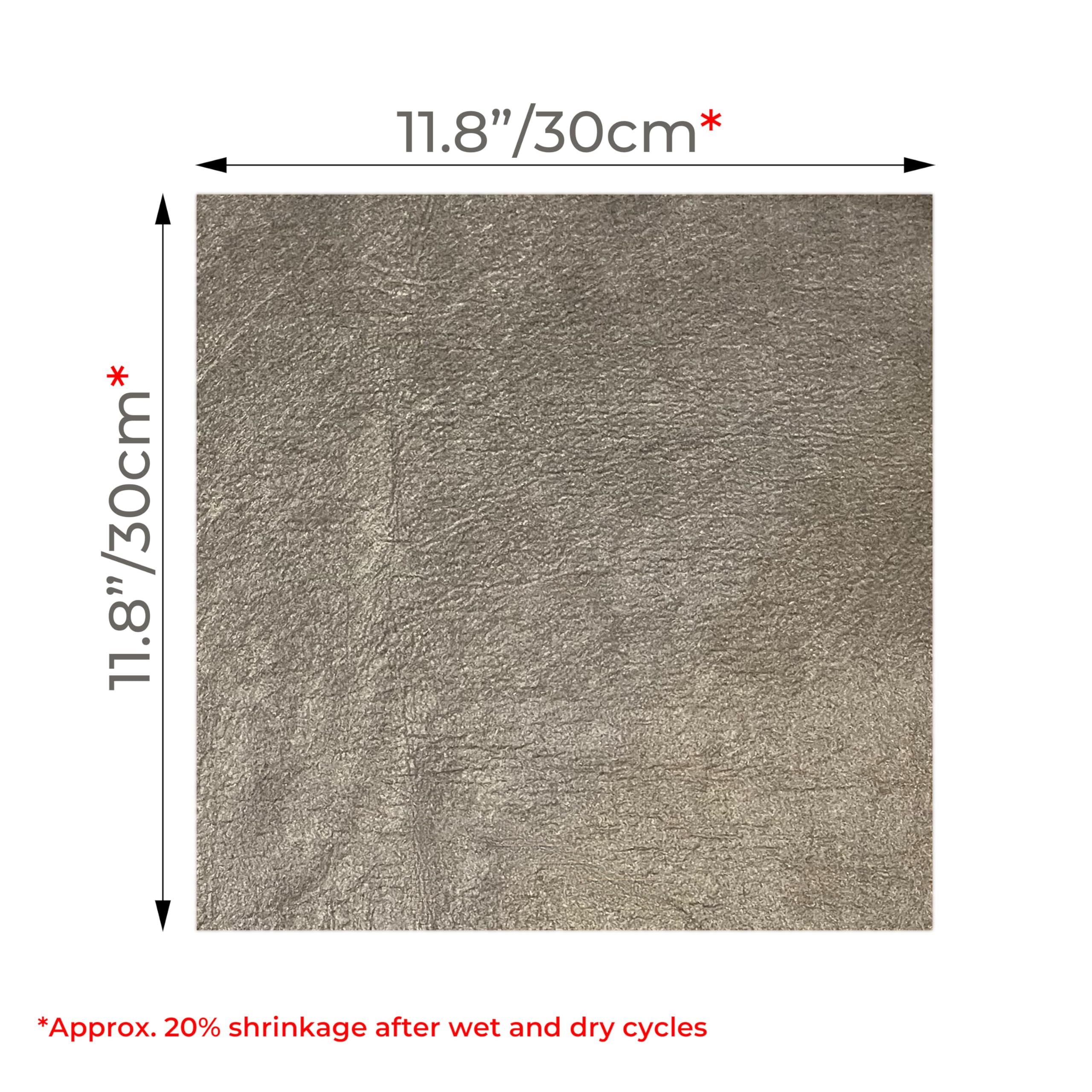 ERGONOW Magic Glass Cleaning Cloth - Streak Free, Ultra-Absorbent car Window Fog Remover, Monitor Screen, and Glasses Cleaning Towel Made from Seaweed fibers (10, 30cm x 30cm)