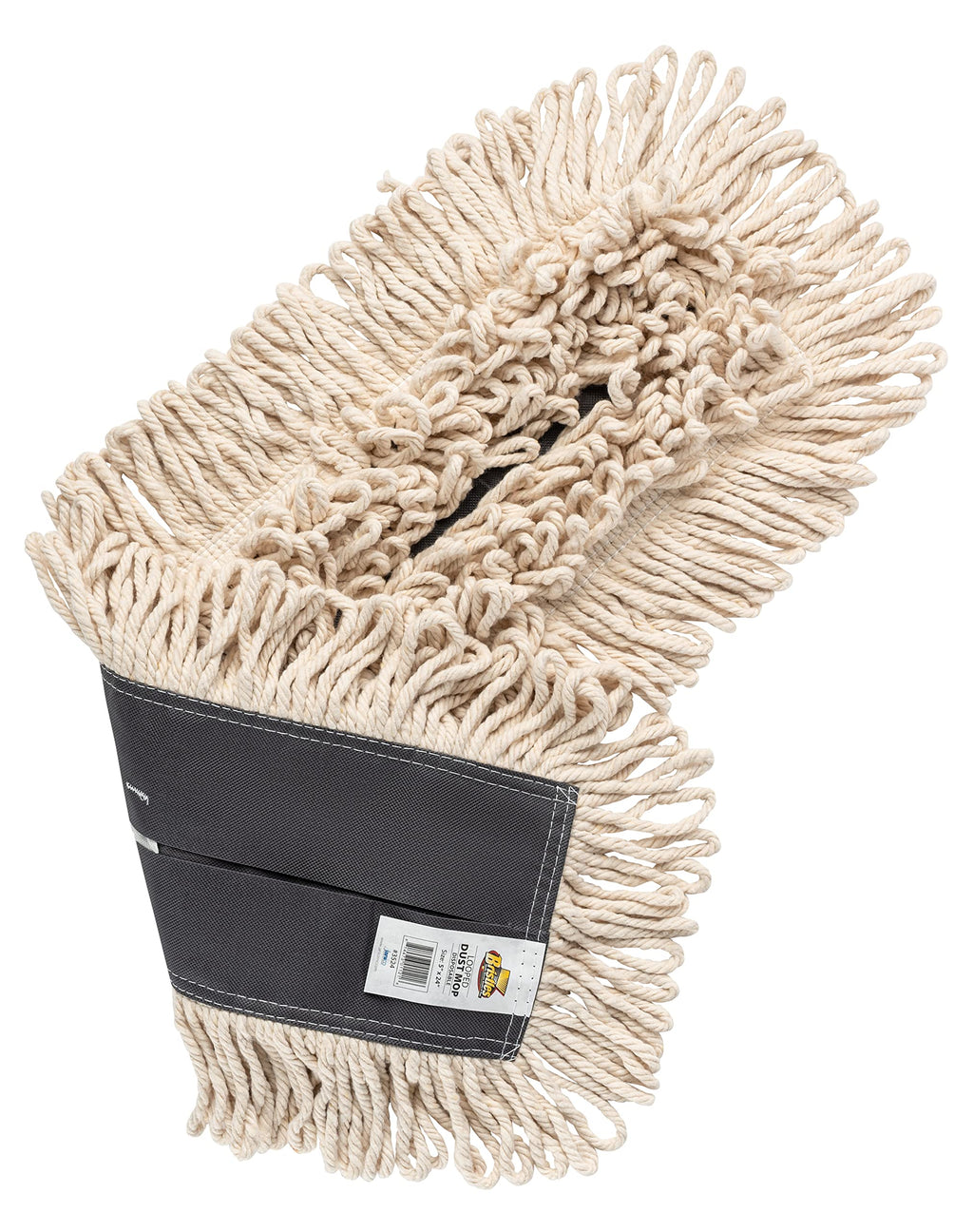 Bristles 3524 Industrial Strength Dust Mop Head 24 Inch - Disposable Cleaning Pad, 24 x 5 for Commercial and Residential Use