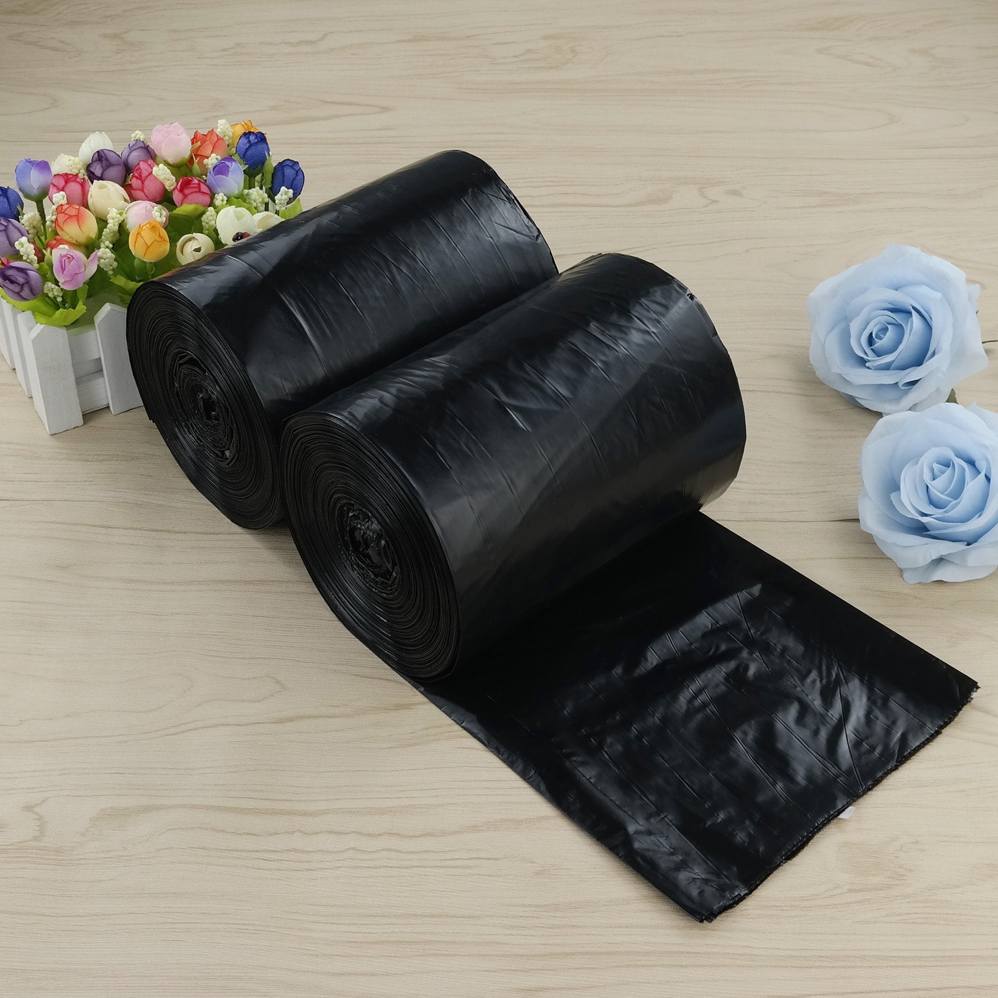 Eagrye Black 5 Gallon Garbage Bags, 90 Counts