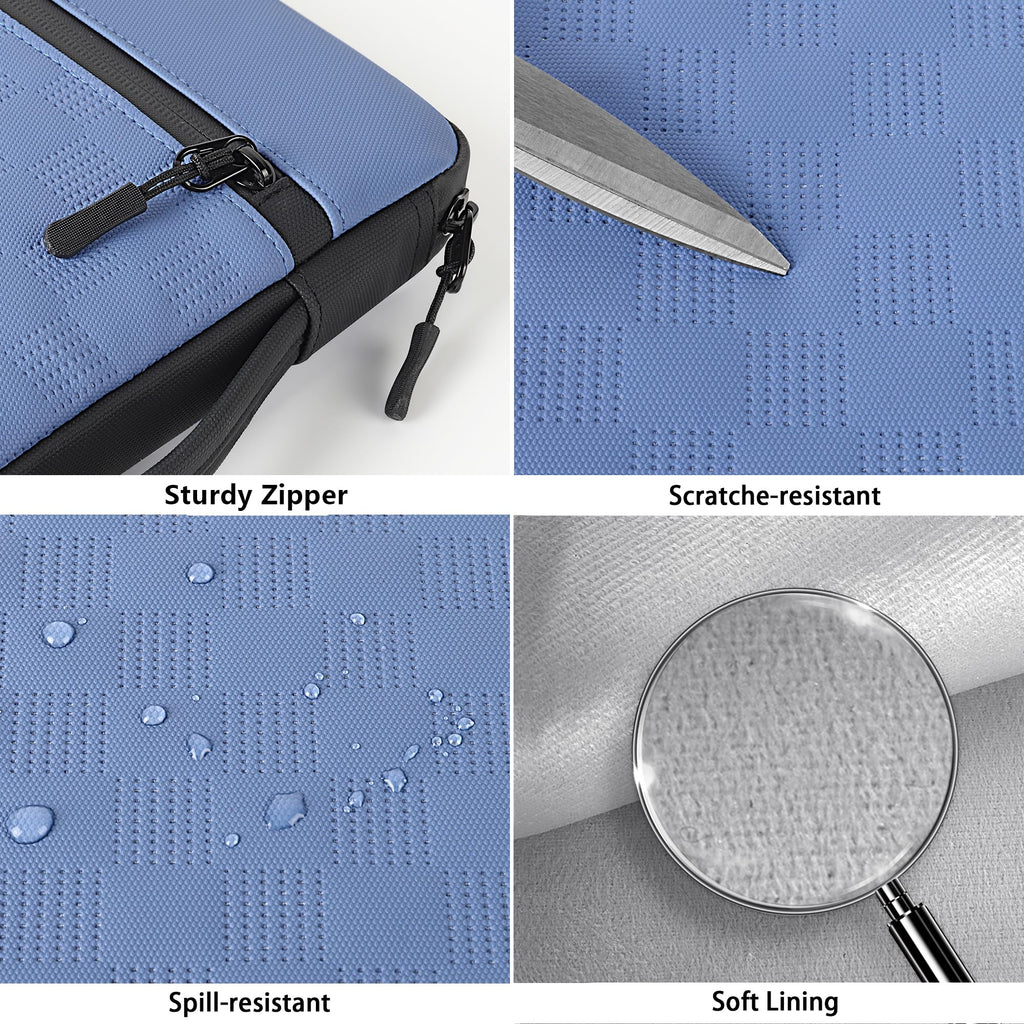 DOMISO Laptop Sleeve Bag for 17 inch Laptop 17.3 inch Laptop Case Laptop Carrying Case for 17 inch Asus Acer Dell 17.3" IdeaPad 3 Gen 7/IdeaPad 300 320 321/17.3" ZBook Fury 17.3 G8/HP Envy, Blue