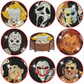 Lukinuo 8pcs Diamond Painting Coasters Kit with Holder Cork Base DIY Halloween Coaster Diamond Art Kit Full Drill Rhinestone Painting Kits for Beginners Adults Kids Art Craft Halloween Supplies