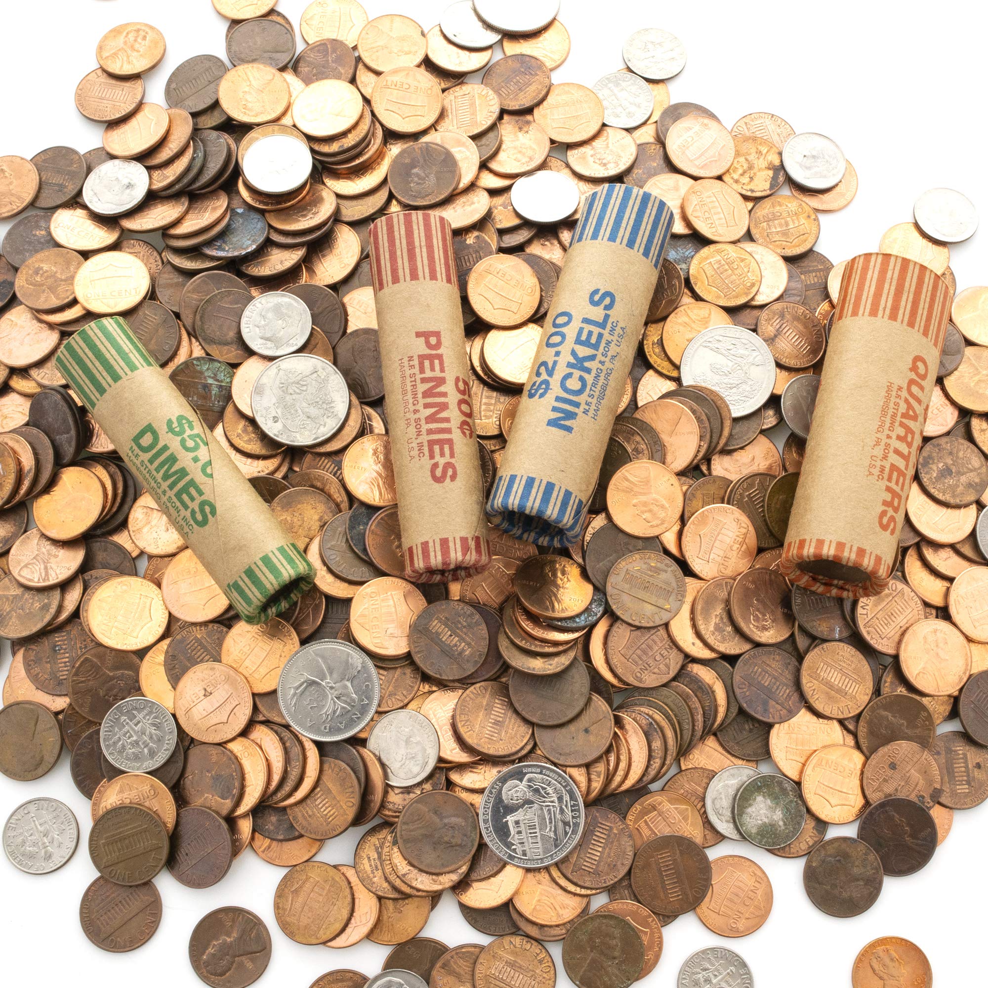BAZIC Penny Coin Wrappers, 36 Per Pack (2-Pack)