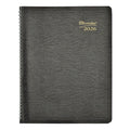Brownline® 2026 Essential Monthly Planner, 14 Months, December 2025 to January 2027, Twin-Wire Binding, 11" x 8.5", Black (CB1262.BLK-26)