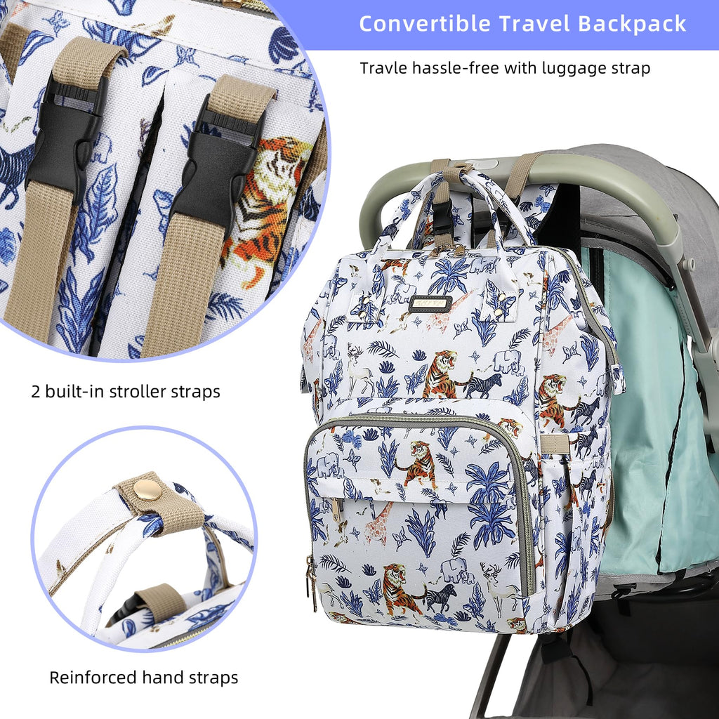 Diaper Bag Backpack for Women, Baby Bags for Girls,Diaper Bag with Changing Pad, and Insulated Pockets