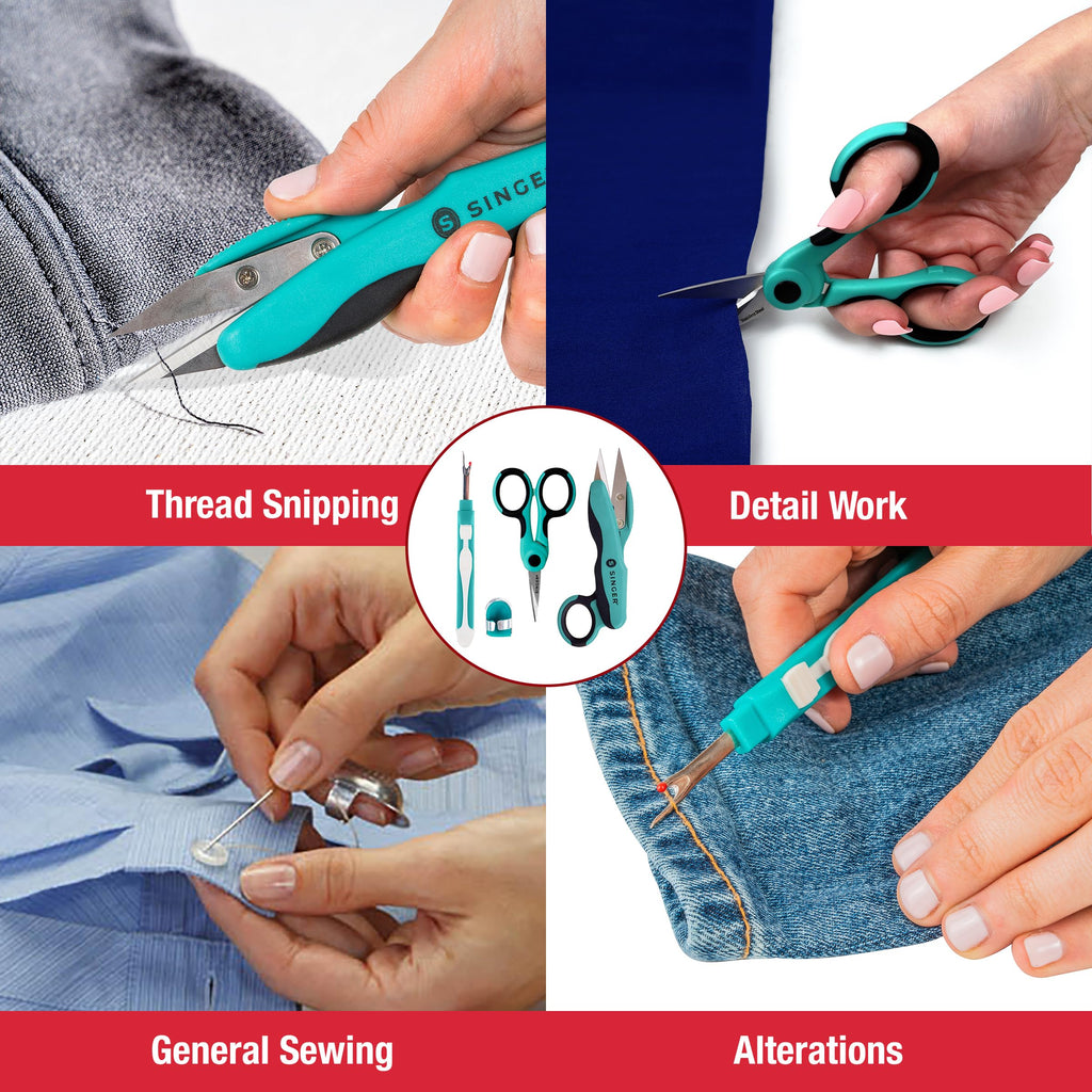 SINGER ProSeries Bundle - Detail Scissors, Thread Snips, Seam Ripper