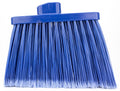 Sparta Plastic Broom Head, Angled, Flagged for Small Debris Indoor, Outdoor, Home, Restaurant, Lobby, Office, 12 Inches, Blue