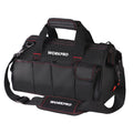 WORKPRO Close Top Wide Mouth Tool Bag Storage Organizer Close Tote, 14"