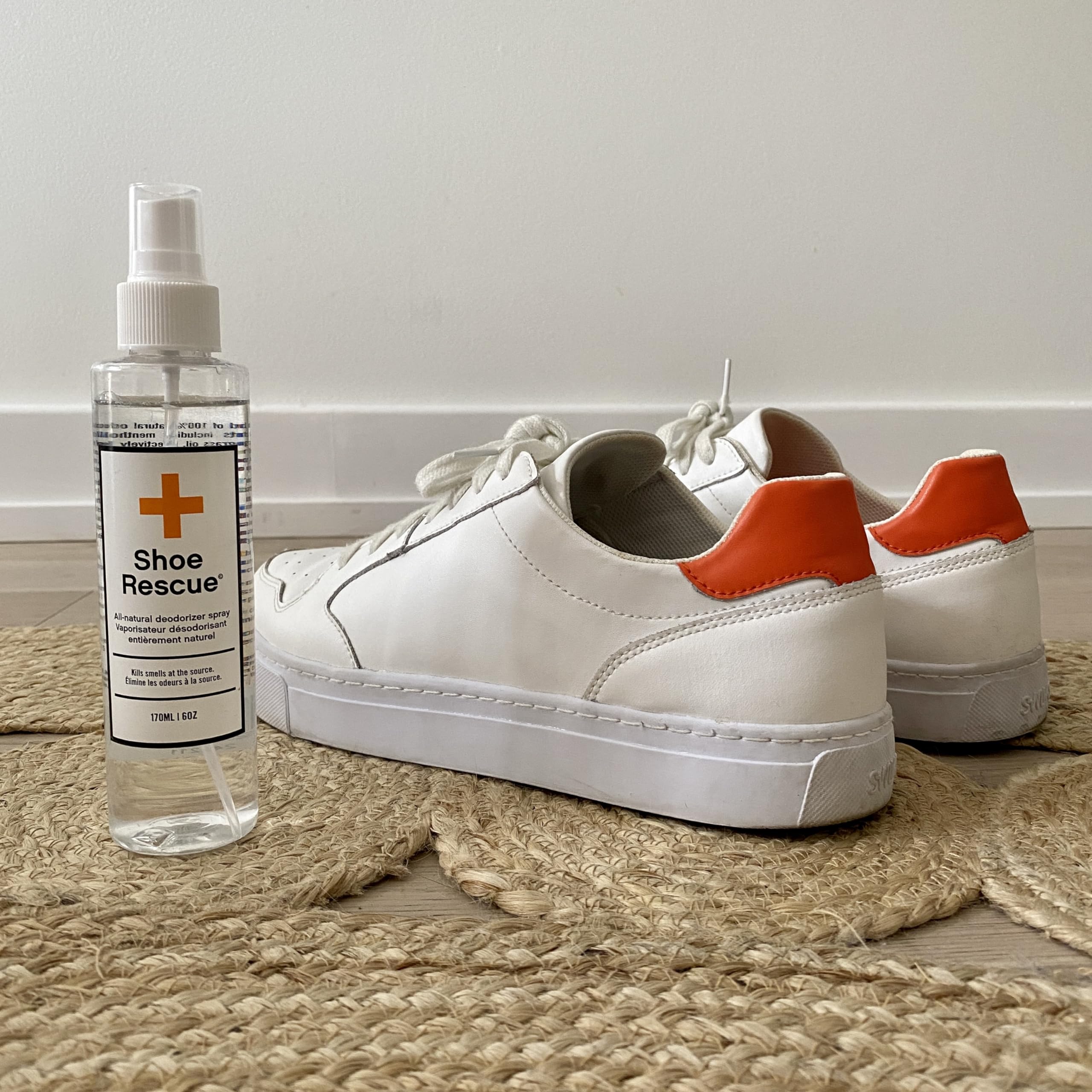 BootRescue All-Natural Premium Deodorizer Spray. Kills Odour and Refreshes Running Shoes, Sandals, Gym Bags. 170ml/6oz Bottle.